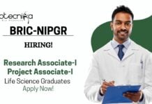 Life Science Jobs at NIPGR | Apply Now For The Research and Project Associate Role