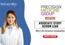 Life Science Jobs in Bangalore BSc Graduates Apply Now for the Associate Study Design Lead Role