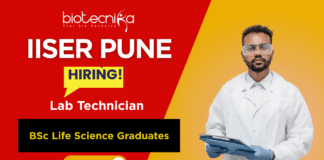 Life Science Lab Technician Job at IISER | Apply Now