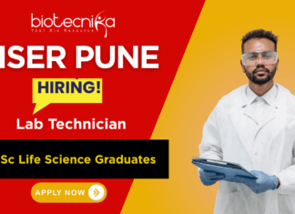 Life Science Lab Technician Job at IISER | Apply Now