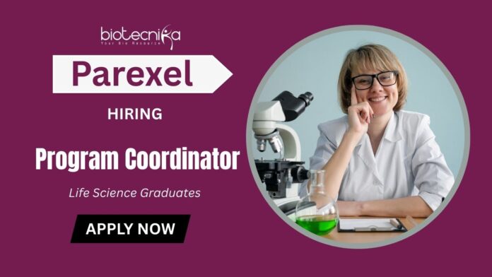 Life Science Parexel Jobs Apply Now for Program Coordinator Role