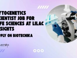 MSc Human Genetics Job Openings at Lilac Insights