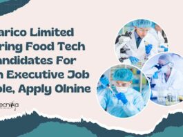 Food Technology Latest Job Openings at Marico Limited