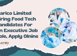Food Technology Latest Job Openings at Marico Limited