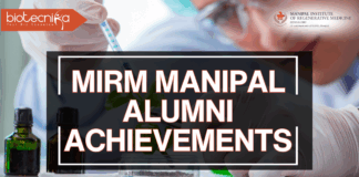 MIRM Manipal Alumni Achievements in Regenerative Medicine