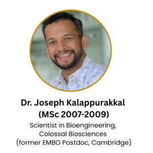 Dr. Joseph Kalappurakkal (MSc 2007–2009)
