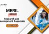 MSc Biotech Jobs at Meril l Apply Now for Research And Development Associate
