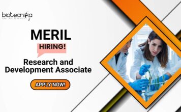 MSc Biotech Jobs at Meril l Apply Now for Research And Development Associate