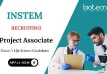 MSc Life Science Jobs at Instem | Apply Now for Project Associate Position