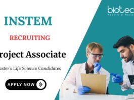 MSc Life Science Jobs at Instem | Apply Now for Project Associate Position