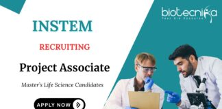 MSc Life Science Jobs at Instem | Apply Now for Project Associate Position