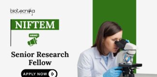 MSc Life Science Jobs at NIFTEM Apply Now for Senior Research Fellow Role