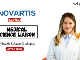 Medical Science Liaison Job at Novartis MSc Graduates Apply Now 