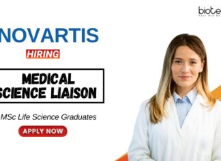 Medical Science Liaison Job at Novartis MSc Graduates Apply Now 