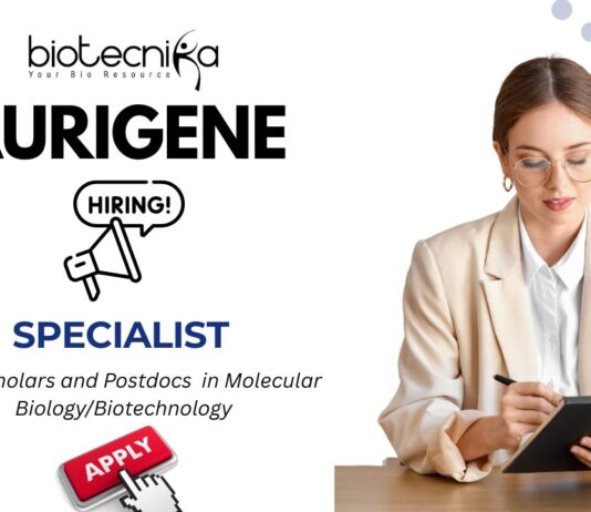 Molecular Biology Job in Hyderabad | PhD Scholars and Postdocs Apply at Aurigene