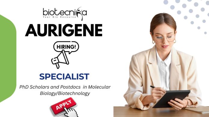 Molecular Biology Job in Hyderabad | PhD Scholars and Postdocs Apply at Aurigene