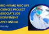Life Sciences MSc Vacancies Recent at BRIC-NIBMG 
