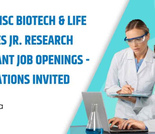 MSc Biotech & Life Sciences Vacancies at NIPER