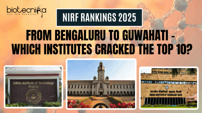 NIRF Rankings 2025 From Bengaluru to Guwahati - Which Institutes Cracked the Top 10