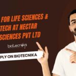 BSc & MSc Biotechnology Job Vacancies