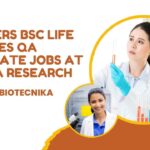 Freshers BSc Life Sciences Jobs in QA at Clinica Research