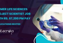 PGIMER Life Sciences Project Scientist Job