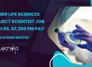 PGIMER Life Sciences Project Scientist Job