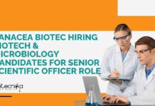 MSc Biotech & Microbiology Job Vacancies