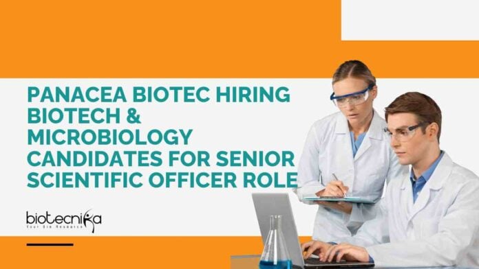 MSc Biotech & Microbiology Job Vacancies