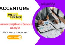 Pharmacovigilance Job Vacancy in Chennai at Accenture | Life Science Graduates Apply Now 