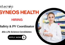 Pharmacovigilance Jobs at Syneos Health BSc Life Science Candidates Apply Now