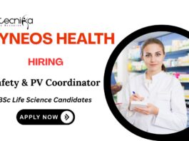 Pharmacovigilance Jobs at Syneos Health BSc Life Science Candidates Apply Now
