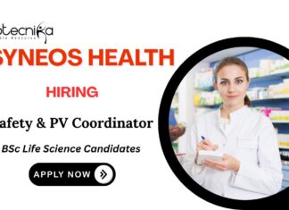 Pharmacovigilance Jobs at Syneos Health BSc Life Science Candidates Apply Now