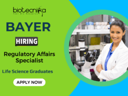 Life Sciences MSc Jobs Latest at Bayer | Apply Now