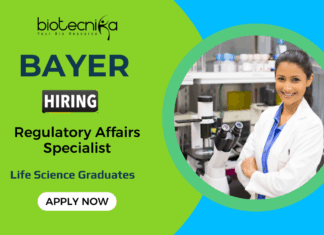 Life Sciences MSc Jobs Latest at Bayer | Apply Now