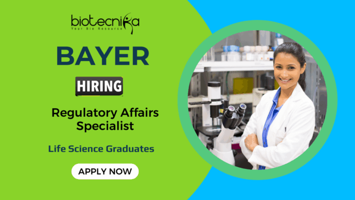 Life Sciences MSc Jobs Latest at Bayer | Apply Now