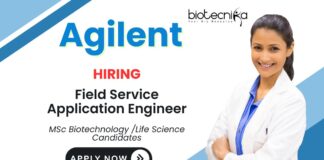 Field Service Engineer at Agilent | MSc Life Science Candidates Apply Now