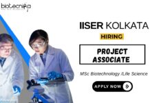 Project Associate Job at ISSER Kolkata MSc in Biotechnology Candidates Apply Now