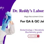 For QA & QC Jobs Dr. Reddy’s Laboratories Biotechnology / Microbiology / Biochemistry grads.