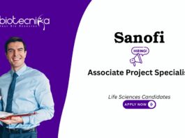 Associate Project Specialist Life Sciences Candidates Sanofi