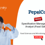 PepsiCo Food Sciences and Microbiology Candidates Specification Management – Analyst (Food Safety)