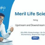 Upstream and Downstream Job at Meril Life Sciences. BSc/MSc Biotechnology, Life Sciences, Biochemistry, Bioprocess Engineering
