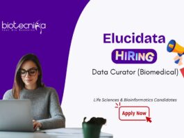 Life Sciences & Bioinformatics Job at Elucidata, Biomedical Data Curator Role. AI-assisted curation, multi-omics, & clinical standards.