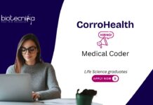 Medical Coder Job Opportunity at CorroHealth. Openings for CPC certified freshers. Life Science graduates, Apply Now.
