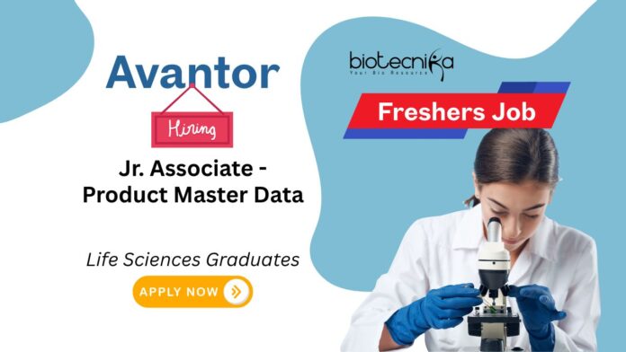 MSc Life Sciences Freshers Job