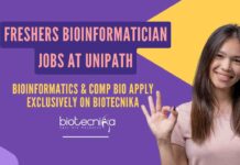 Freshers MSc Bioinformatics & Comp Bio Jobs