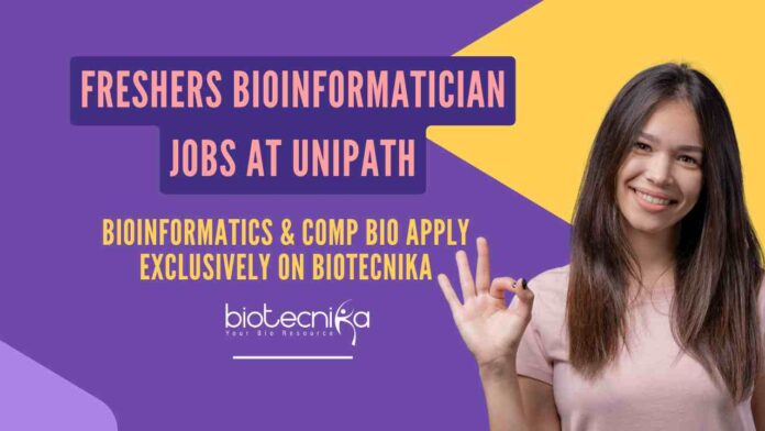 Freshers MSc Bioinformatics & Comp Bio Jobs