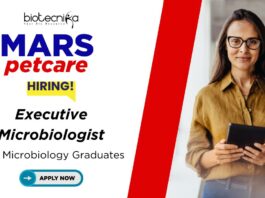 Executive Microbiologist Job at Mars Petcare in Hyderabad for MSc Microbiology graduates - Apply Now