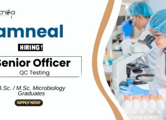 Recent Microbiology Jobs at Amneal BSc MSc Graduates Apply Now for the Senior Officer Role