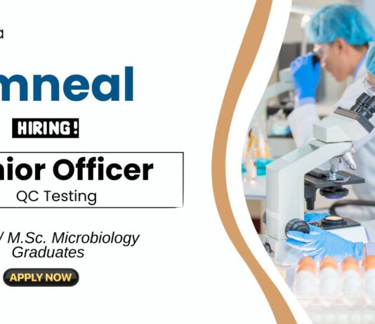 Recent Microbiology Jobs at Amneal BSc MSc Graduates Apply Now for the Senior Officer Role